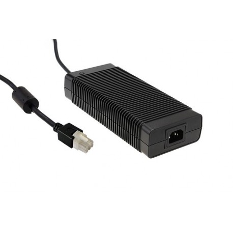 GST280A24-C6P MEANWELL AC/DC-Desktopadapter mit PFC, Ausgang 24VDC / 11,67 A, 3-polig AC-Eingang IEC320-C14