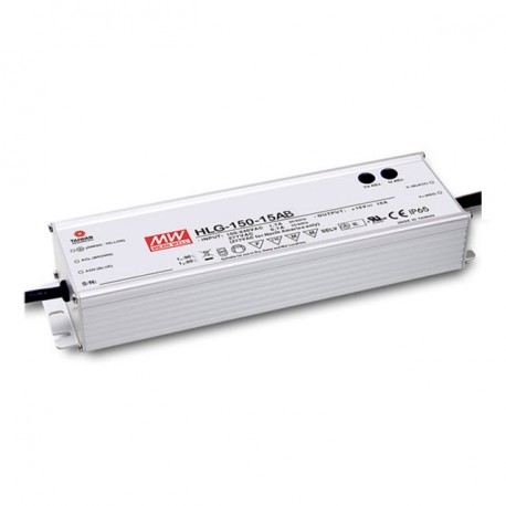 HLG-150H-20AB MEANWELL LED-Driver AC/DC Einzelausgang mixed-mode (CV+CC) mit eingebautem PFC, Ausgang 20VDC ..
