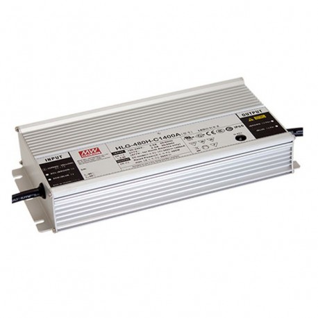 HLG-480H-C2100A MEANWELL LED-Driver AC/DC Einzelausgang, Konstantstrom (CC) mit eingebautem PFC, Ausgang 280..