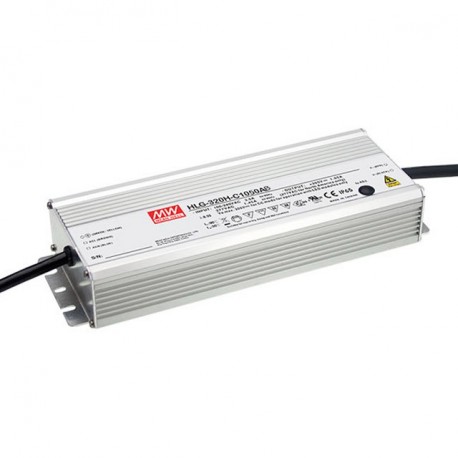 HLG-320H-C1750AB MEANWELL AC-DC Single output LED driver Constant current (CC) with built-in PFC, Output 183..