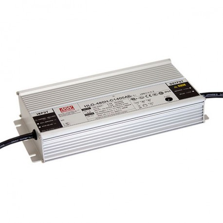 HLG-480H-C2800AB MEANWELL Driver LED, Entrada: 90-305VCA, Salida: 2,8A. 479W Rango Tensión 85-171V, Potenció..