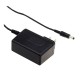 GSM60U12-P1J MEANWELL AC-DC Ultra slim Wall mount medical adaptor, Output 12VDC / 4.5A, Equipped with 2 pin ..
