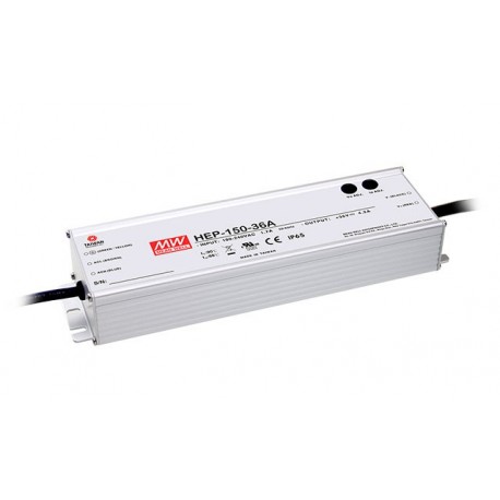 HEP-150-24 MEANWELL AC-DC Single output industrial power supply with PFC, Output 24VDC / 6.3A, fixed Vo-Io l..