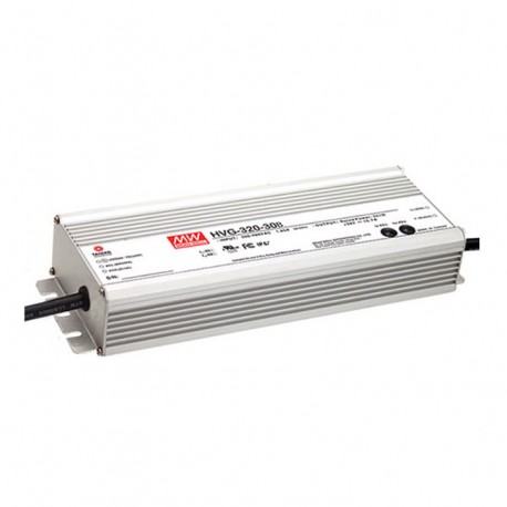 HVG-320-48B MEANWELL AC-DC Single output LED driver Mix mode (CV+CC), Output 24-48VDC 321.6W / 6.7A. Dimming..