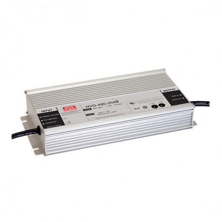 HVG-480-48AB MEANWELL LED-Driver AC/DC Einzelausgang mixed-mode (CV+CC), Ausgang 10A. 480W, 24-48V. Potentio..