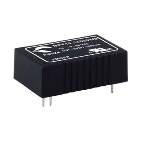 MPP10-24S12WA MEANWELL Conversor CC/CC para circuito impresso, Entrada: 9-36VCC, Saída: 12VDC, 830mA.Potênci..