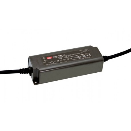 NPF-40D-30D2 MEANWELL LED-Driver AC/DC Einzelausgang mit aktiver PFC, 30VDC / 1.34 A, Abschwächung smart mit..