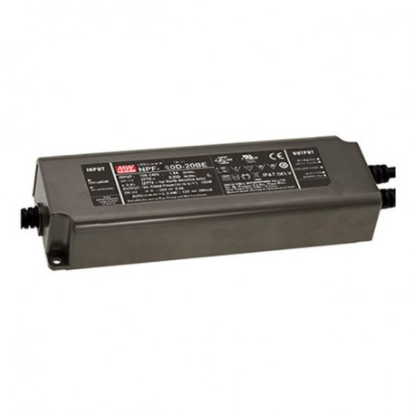 NPF-90D-42BE MEANWELL Driver LED, Entrada: 90-305VCA, Salida: 2,15A. 90,3W, Rango Tensión 25,2-42V regulable..