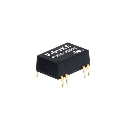 PDH02-24D15WH MEANWELL Conversor CC/CC para circuito impresso, Entrada: 9-36VCC, Saídas: -15 e +15.Potência:..