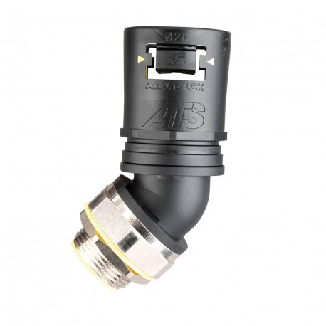 AT13/M16/S45/BLY 7TCA296170R0035 THOMAS AND BETTS ATS13MM COUDE 45 M16 MALEFITTING BL
