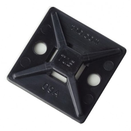 7TAG009820R0048 THOMAS AND BETTS 4WAY ADH MTG BASE 1.1X1.1DANS BLK NYL