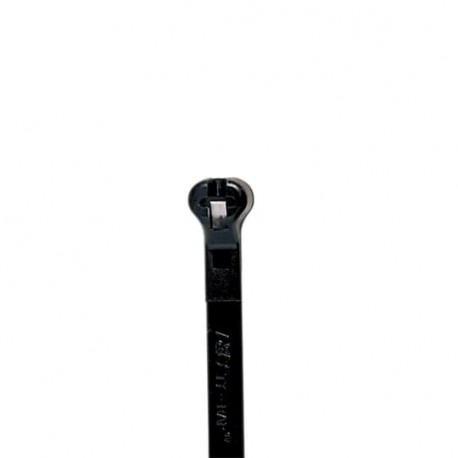 TY253M-0 7TAG009240R0010 THOMAS AND BETTS CABLE TIE 50LB 11 BLK-NYLON 2-PC-B