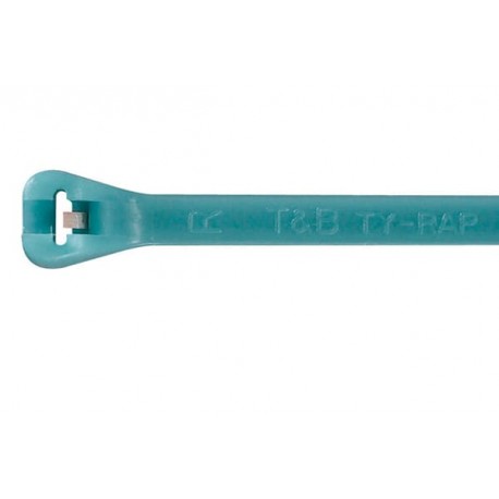 TYZ28M 7TAG009620R0005 THOMAS AND BETTS CABLE TIE 50LB 14IN AQUAMARIN ETFE