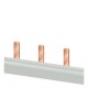 5ST3760 SIEMENS Pin busbar, 1-phase 10 mm2, 13 pins, Insulation gray