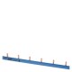 5ST3765-2 SIEMENS Pin busbar 1PH 10 mm2, 54TE blue Pin busbar, 1 phase straight 10qmm,54TE, Insulation blue ..