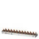 5ST3673-0 SIEMENS compact Pin Busbar, 10mm2 connection: 3p/N 12x compact device 1 MW touch protected 12 MW f..