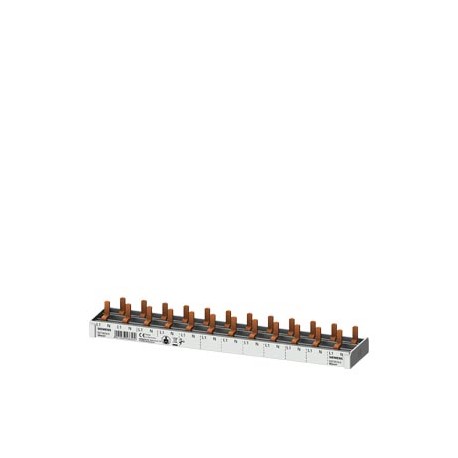 5ST3674-0 SIEMENS compact Pin Busbar, 10mm2 connection: 1p/N 12x compact device 1 MW touch protected 12 MW f..