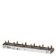 5ST3676-0 SIEMENS compact Pin Busbar, 10mm2 connection: 1p/N 6x AFDD + 6x compact device 1 MW touch protecte..