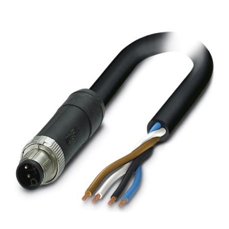 SAC-4P-M12MSL/ 1,5-110 1425045 PHOENIX CONTACT Cable de potencia, 4-polos, PVC, negro grisáceo RAL 7021, Con..