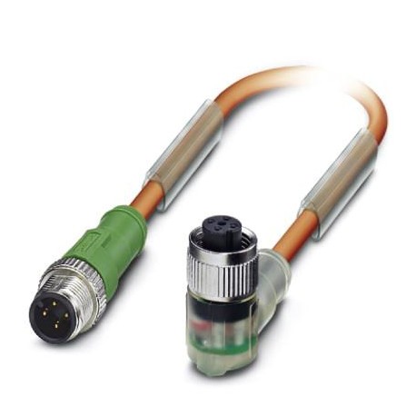SAC-4P-M12MS/0,6-PUR/M12FR2LVW 1512843 PHOENIX CONTACT Sensor/actuator cable