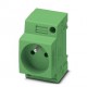 EO-E/UT/SH/GN 0804017 PHOENIX CONTACT Socket, Pin connector pattern type E, Screw connection, for France and..