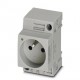 EO-E/UT/SH/LED 0804018 PHOENIX CONTACT Toma de corriente, Cara enchufable tipo E, Conexión por tornillo, par..