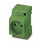 EO-E/PT/SH/GN 0804021 PHOENIX CONTACT Socket, Pin connector pattern type E, Push-in spring connection, for F..