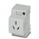 EO-I/UT 0804087 PHOENIX CONTACT Socket, Pin connector pattern type I, Screw connection, for China/Australia ..