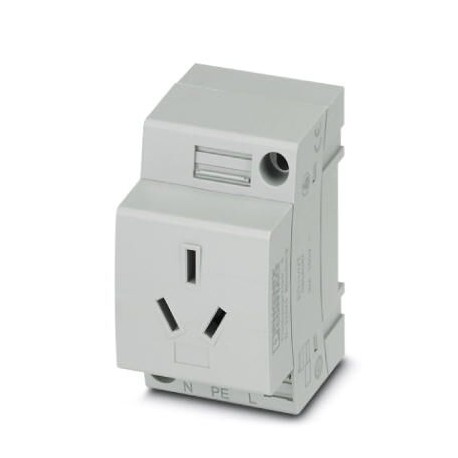 EO-I/UT 0804087 PHOENIX CONTACT Socket, Pin connector pattern type I, Screw connection, for China/Australia ..