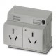 EO-I/UT/LED/DUO 0804091 PHOENIX CONTACT Double socket, Pin connector pattern type I, Screw connection, for C..