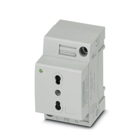 EO-L/UT/SH/LED 0804128 PHOENIX CONTACT Socket, Pin connector pattern type L, Screw connection, for Italy and..