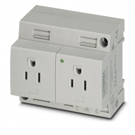 EO-AB/UT/LED/DUO/15 0804163 PHOENIX CONTACT Double socket, Pin connector pattern type AB 15A, Screw connecti..