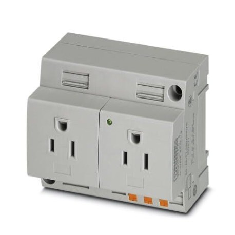 EO-AB/PT/LED/DUO/15 0804177 PHOENIX CONTACT Double socket, Pin connector pattern type AB 15A, Push-in spring..