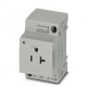 EO-AB/UT/LED/20 0804509 PHOENIX CONTACT Socket, Typ: AB 20A, Light indicator, gray, for mounting on a DIN ra..