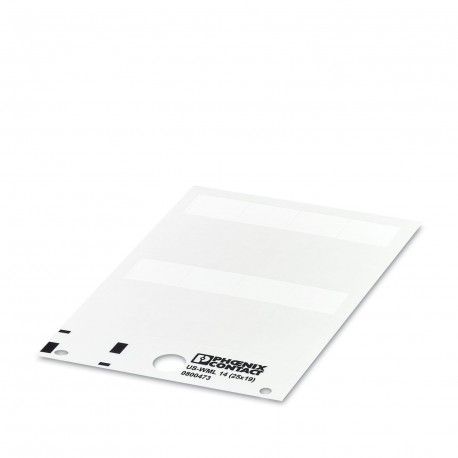 US-WML 14 (25X19) CUS 1018765 PHOENIX CONTACT Etiquette de repérage pour câble, Carte, blanc, repéré, type d..