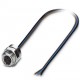 SACC-DSI-M 8FS-3P-M12/0,08 TIN 1025447 PHOENIX CONTACT Sensor/actuator flush-type socket, 3-pos., M8, rear/s..