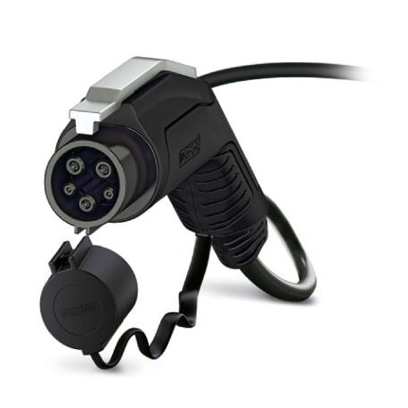 EV-T1G3C-1AC30A-5,0M6,0JSBK11 1033865 PHOENIX CONTACT CHARX connect comfort, Cable de carga AC, con conector..