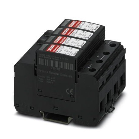 VAL-MS-T1/T2 1000DC-PV/3+V/32 1044183 PHOENIX CONTACT Lightning current arrester/surge protective device for..