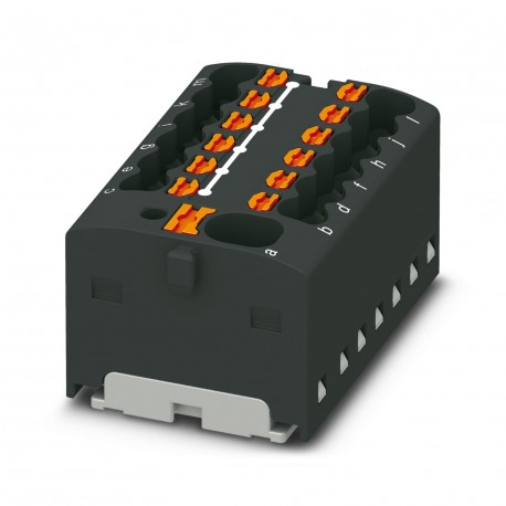 PTFIX 4/12X1,5-G BK 1046979 PHOENIX CONTACT Distribution block, nom. voltage: 450 V, nominal current: 17.5 A..