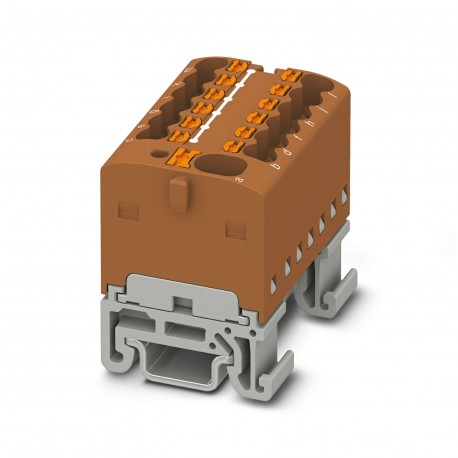 PTFIX 4/12X1,5-NS15A BN 1046988 PHOENIX CONTACT Distribution block, nom. voltage: 500 V, nominal current: 17..