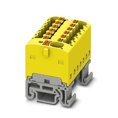 PTFIX 4/12X1,5-NS15A YE 1046990 PHOENIX CONTACT Distribution block, nom. voltage: 500 V, nominal current: 17..