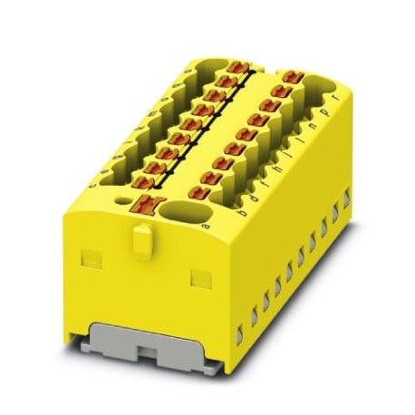 PTFIX 4/18X1,5-G YE 1047435 PHOENIX CONTACT Blocco distributore, ponticellato internamente, tensione nominal..