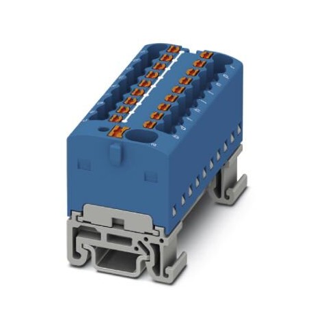 PTFIX 4/18X1,5-NS15A BU 1047443 PHOENIX CONTACT Distribution block, nom. voltage: 500 V, nominal current: 17..