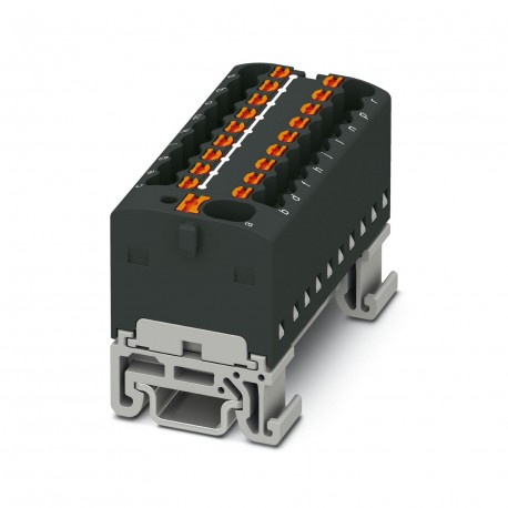 PTFIX 4/18X1,5-NS15A BK 1047448 PHOENIX CONTACT Distribution block, nom. voltage: 500 V, nominal current: 17..