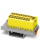 PTFIX 4/18X1,5-NS35 YE 1047459 PHOENIX CONTACT Distribution block, nom. voltage: 500 V, nominal current: 17...