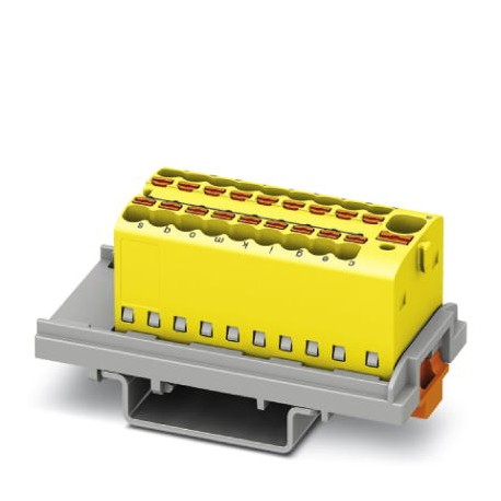 PTFIX 4/18X1,5-NS35 YE 1047459 PHOENIX CONTACT Distribution block, nom. voltage: 500 V, nominal current: 17...