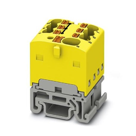PTFIX 4/6X1,5-NS15A YE 1047495 PHOENIX CONTACT Distribution block, nom. voltage: 500 V, nominal current: 17...
