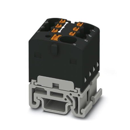 PTFIX 4/6X1,5-NS15A BK 1047496 PHOENIX CONTACT Distribution block, nom. voltage: 500 V, nominal current: 17...