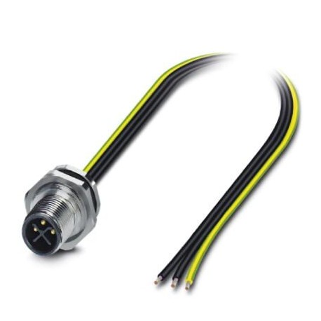 SACC-DSI-M12MSS-3P-M16/2,5PE 1051347 PHOENIX CONTACT Einbausteckverbinder, Universal, 3-polig, Stecker, M12,..