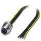 SACC-DSI-M12FSS-4CON-M16/2,5PE 1051350 PHOENIX CONTACT Flush-type connector, Power, 4-position, Socket, M12,..